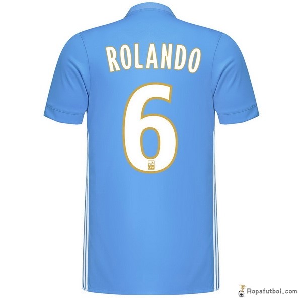 Camiseta Marsella Replica Segunda Ropa Rolando 2017/18